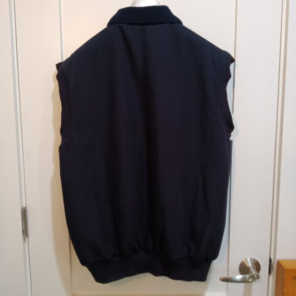 Proquip Golf Weatherwear Reversible Windshield Fleece Vest Navy Size L - Picture 5 of 7